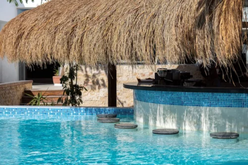 Swim-up bar