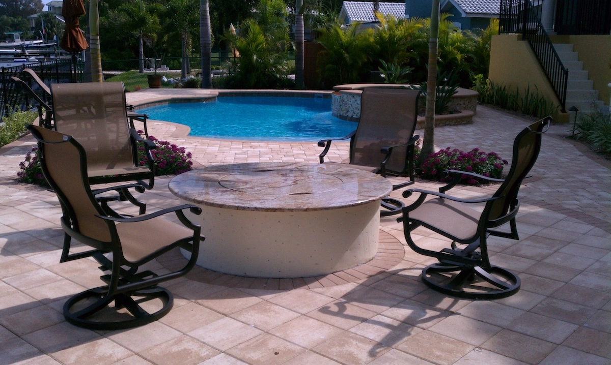 outdoor living space