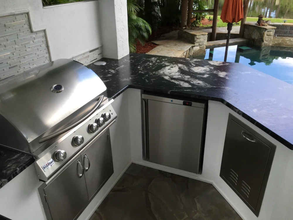 outdoor living space